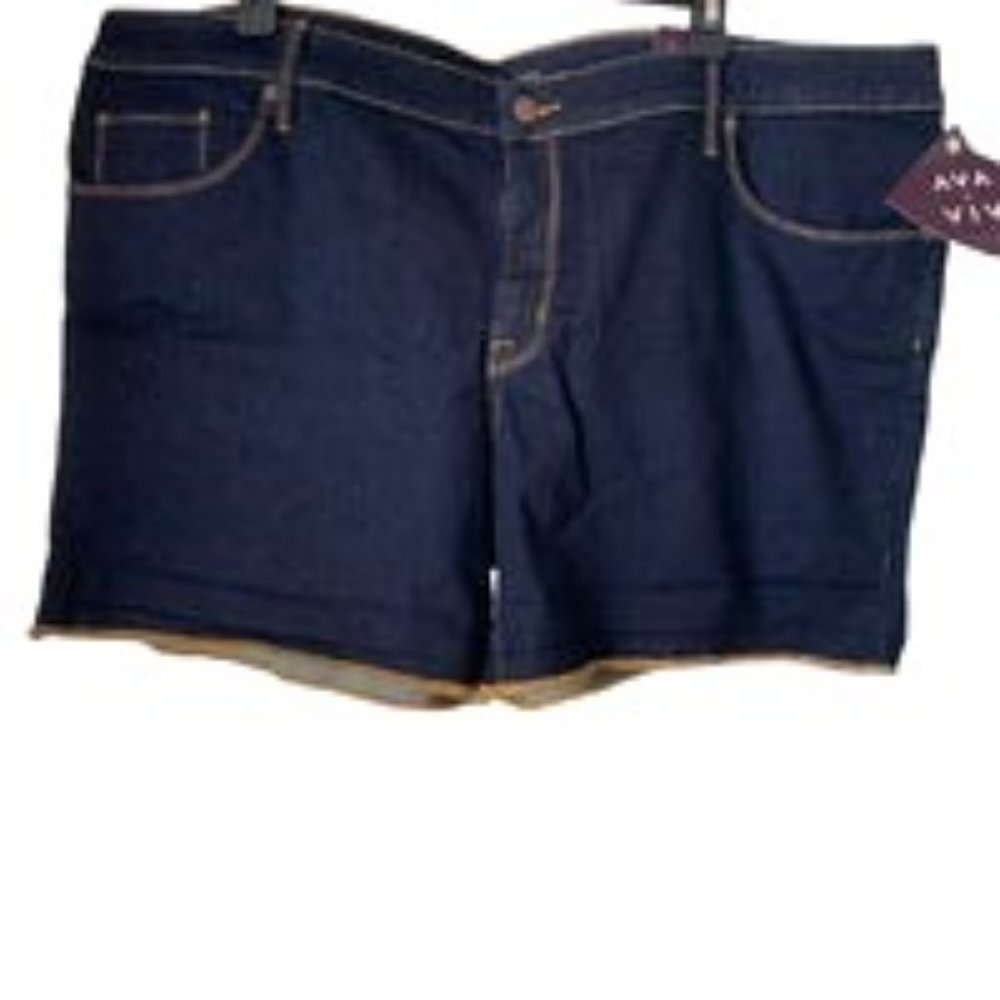 Ava & Viv Midi Jean Shorts